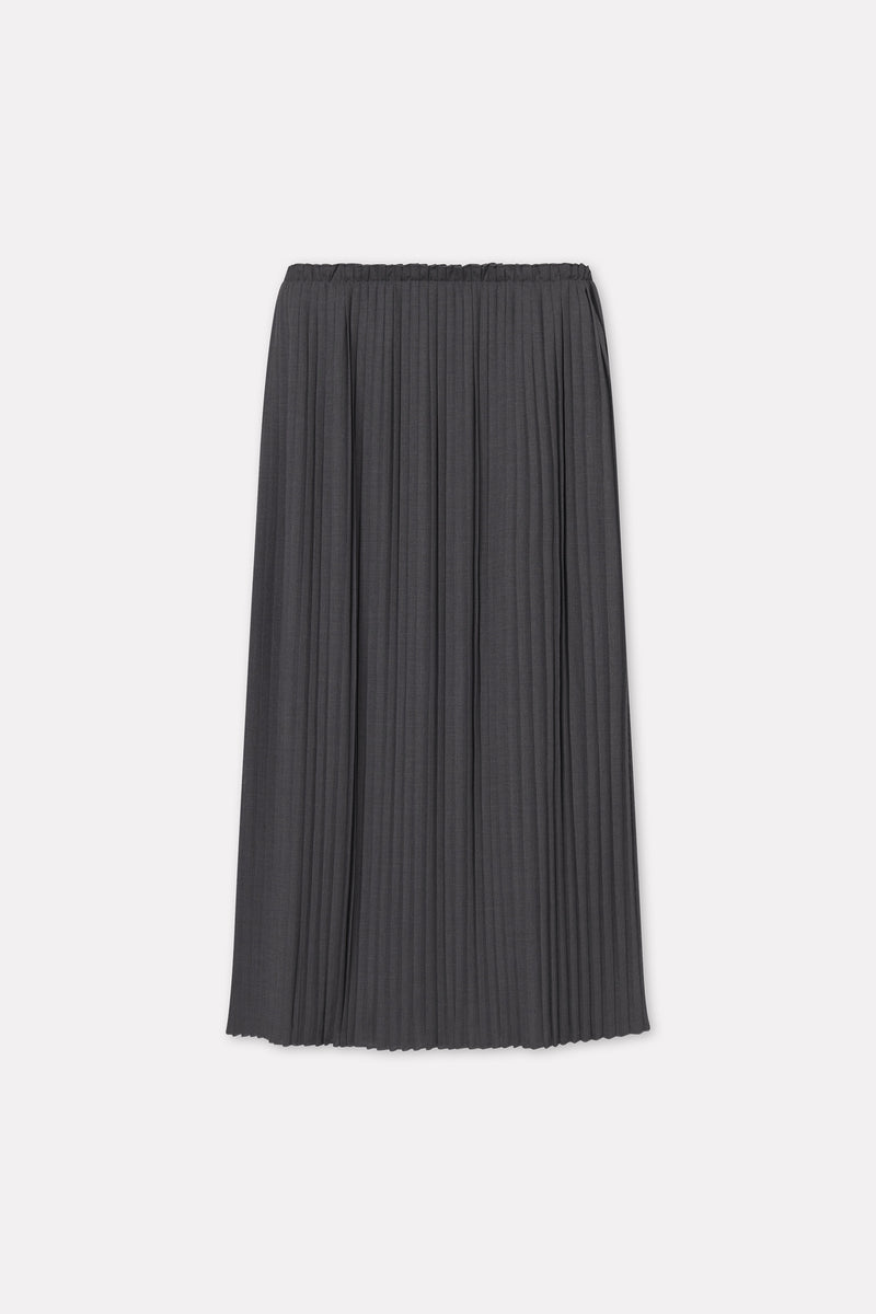 MKDT Studio Nadja-atelier Small Plissé Skirts DARK GREY MELANGE