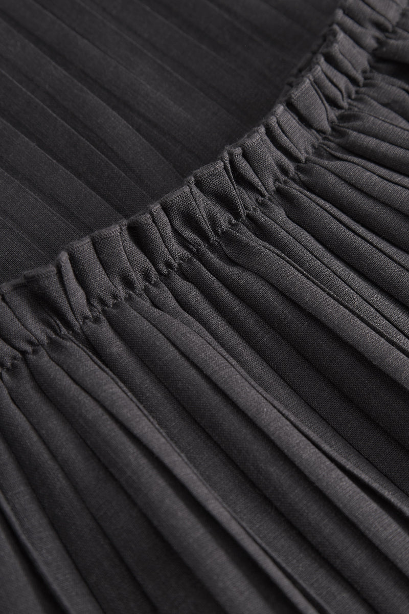 MKDT Studio Nadja-atelier Small Plissé Skirts DARK GREY MELANGE