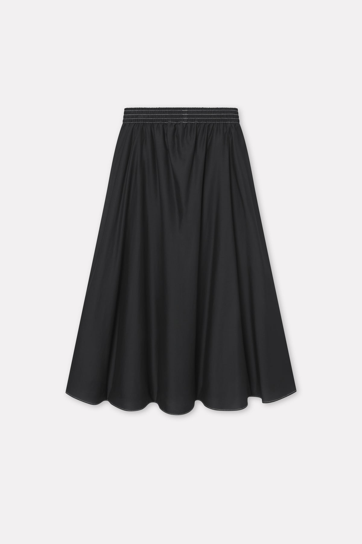 スカート MKDT STUDIO Novo pleated skirt in black MKDT STUDIO NOVO POPLIN SKIRT IN BLACK — EWANIKA