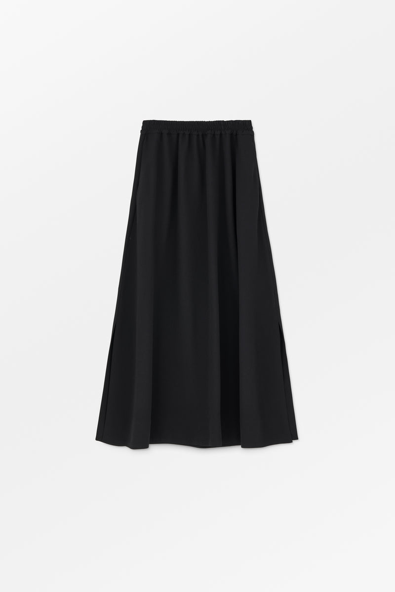 MKDT Studio Nasha Crepe Georgette Skirts BLACK