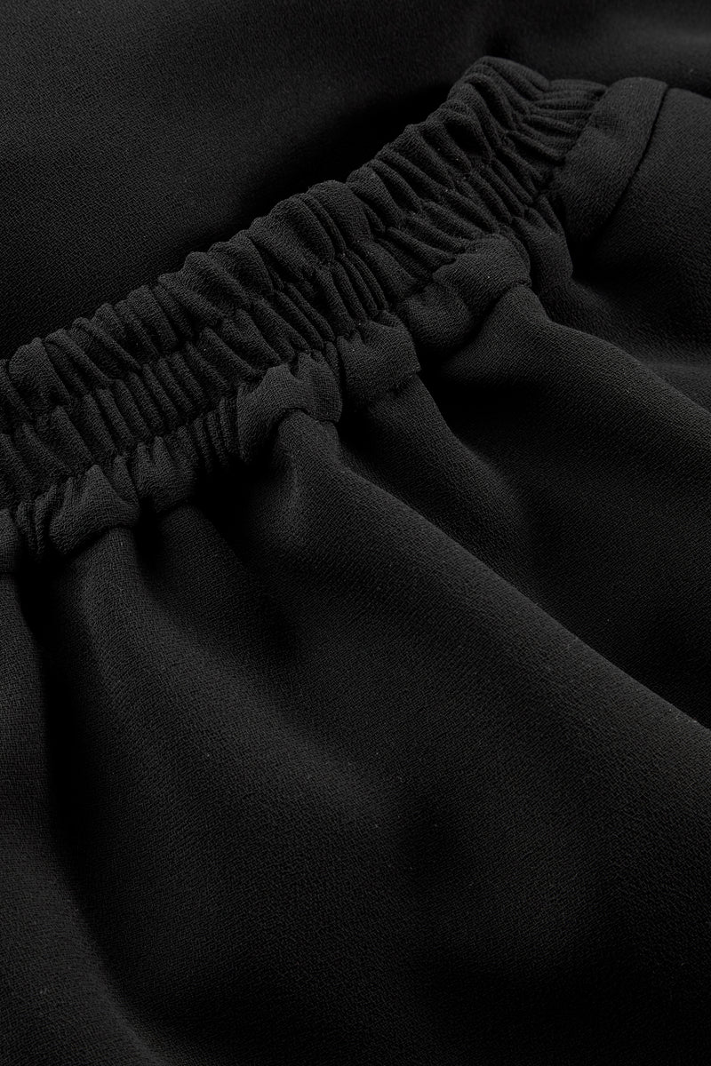 MKDT Studio Nasha Crepe Georgette Skirts BLACK