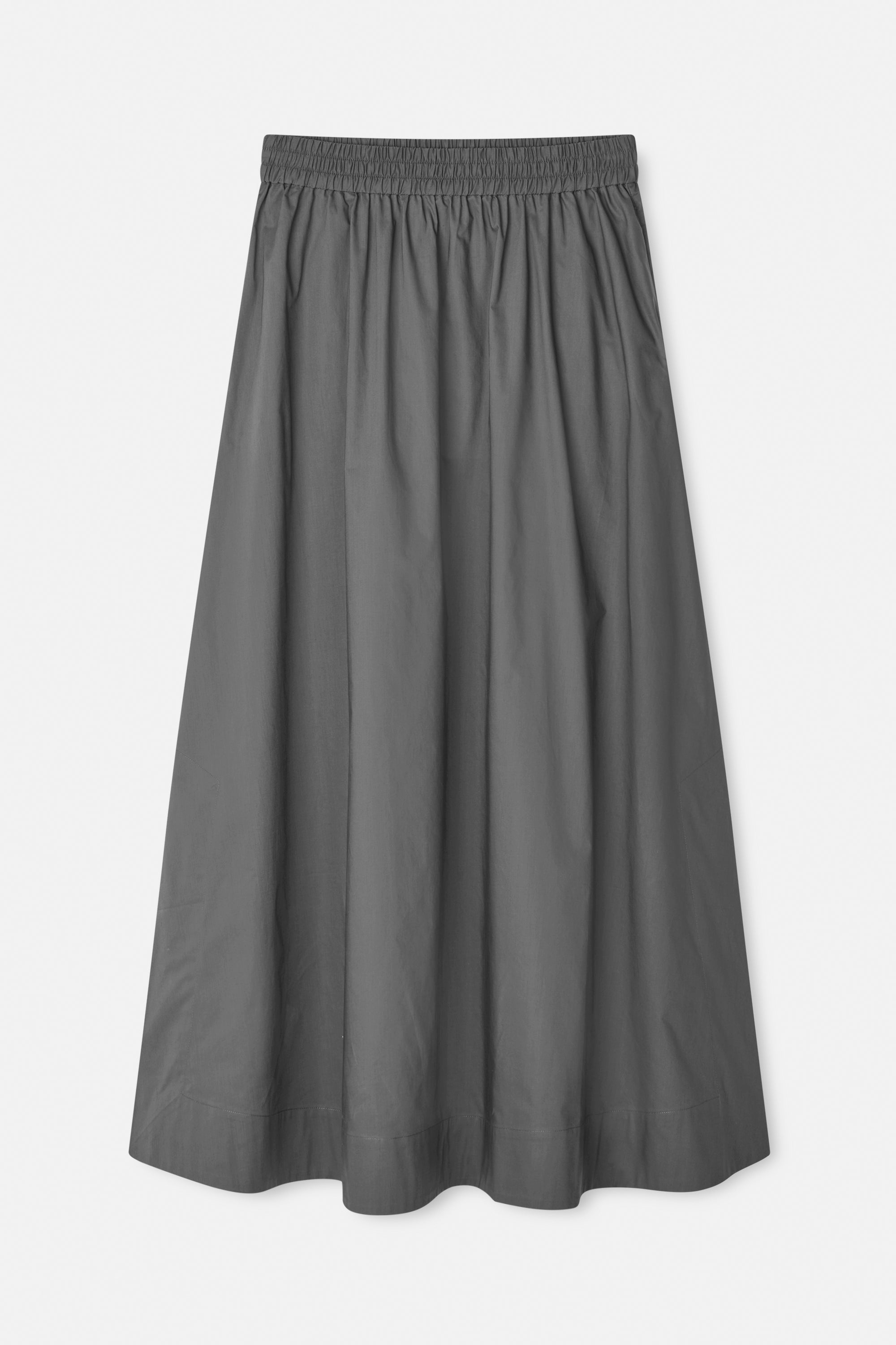 Mark Kenly Domino Tan Nasha Sheer Cotton Organic Skirts ANTRACIT