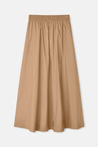 Mark Kenly Domino Tan Nasha Sheer Cotton Organic Skirts TAUPE