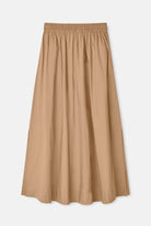 Mark Kenly Domino Tan Nasha Sheer Cotton Organic Skirts TAUPE