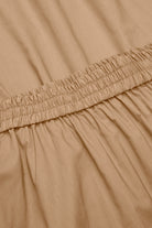 Mark Kenly Domino Tan Nasha Sheer Cotton Organic Skirts TAUPE