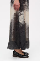 MKDT Studio Nellie Light Ramie Skirts DUST BLOW PRINT