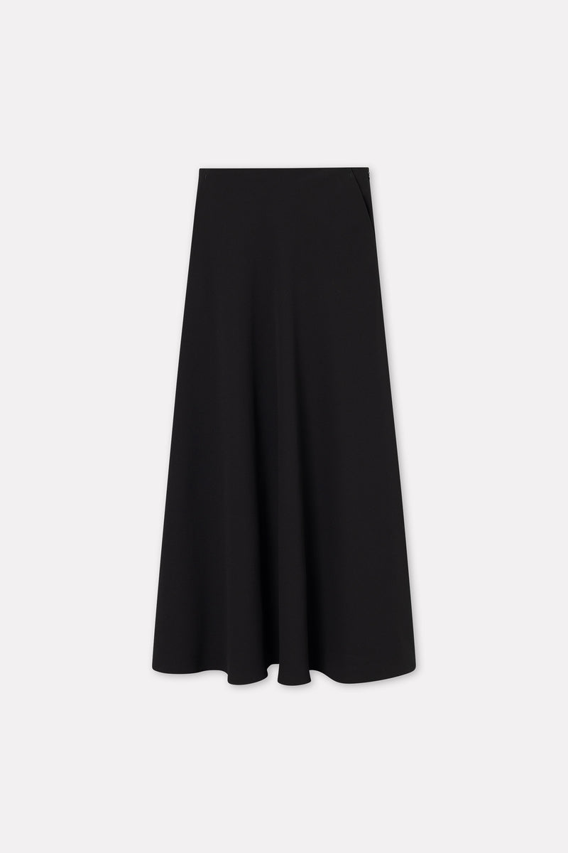 MKDT Studio Nimo Crepe Georgette Skirts BLACK