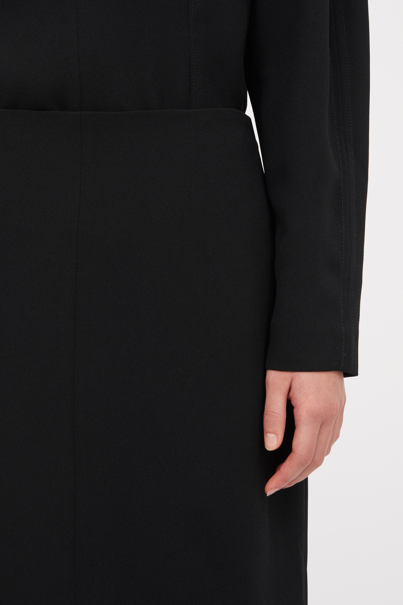 MKDT Studio Nishka Crepe Georgette Skirts BLACK