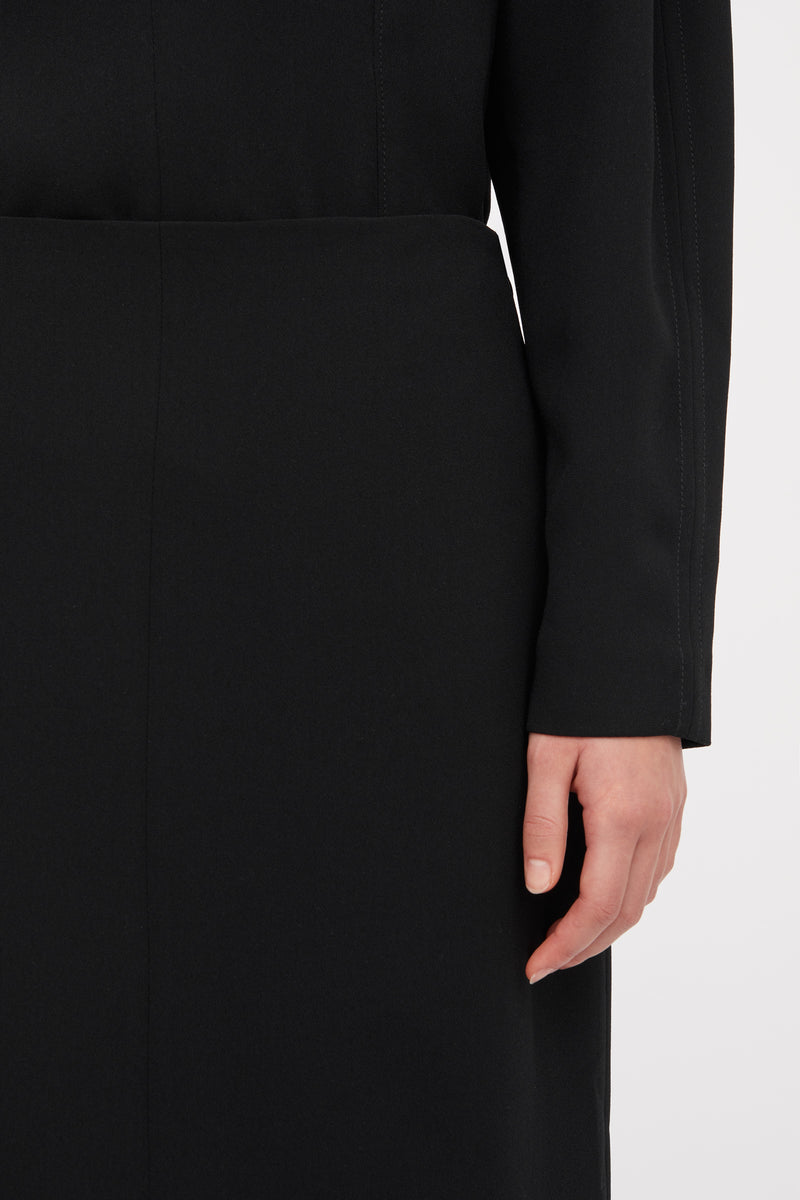 MKDT Studio Nishka Crepe Georgette Skirts BLACK