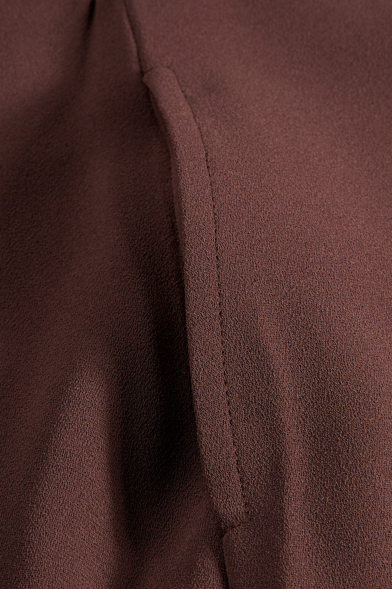 MKDT Studio Nishka Crepe Georgette Skirts BURGUNDY