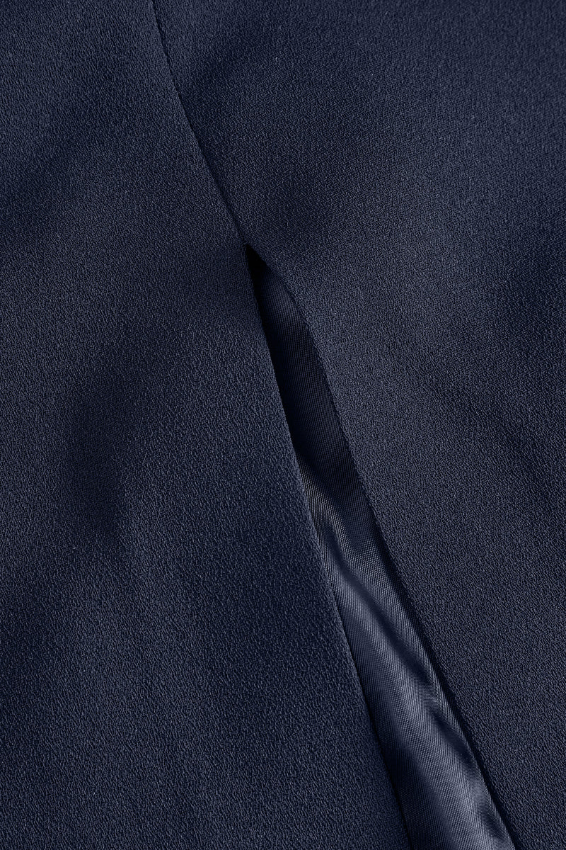 MKDT Studio Nishka Crepe Georgette Skirts NAVY