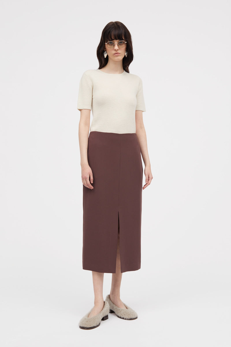 Nishka Skirt Burgundy