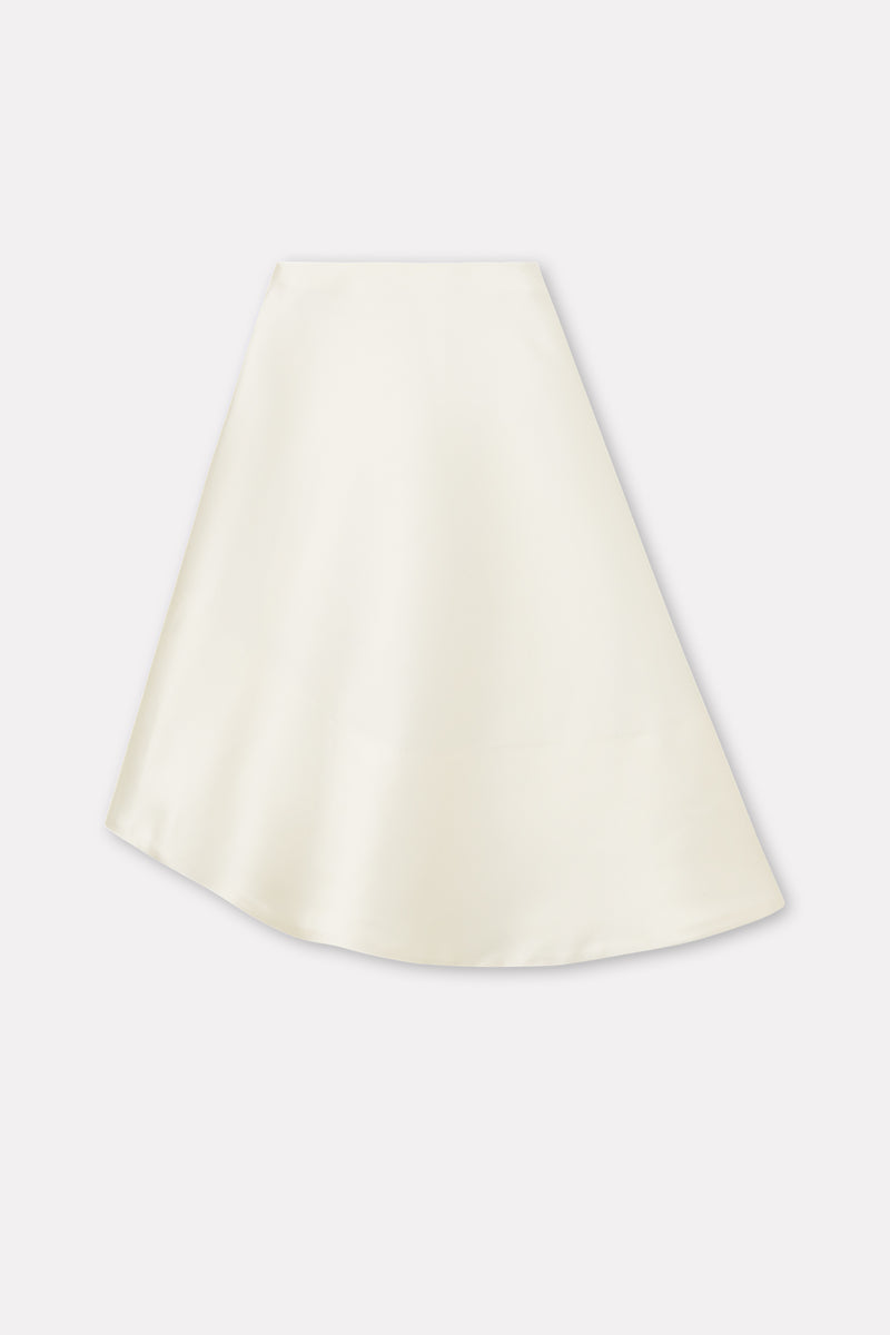 Mark Kenly Domino Tan Nomao-atelier Silk Tech Skirts IVORY