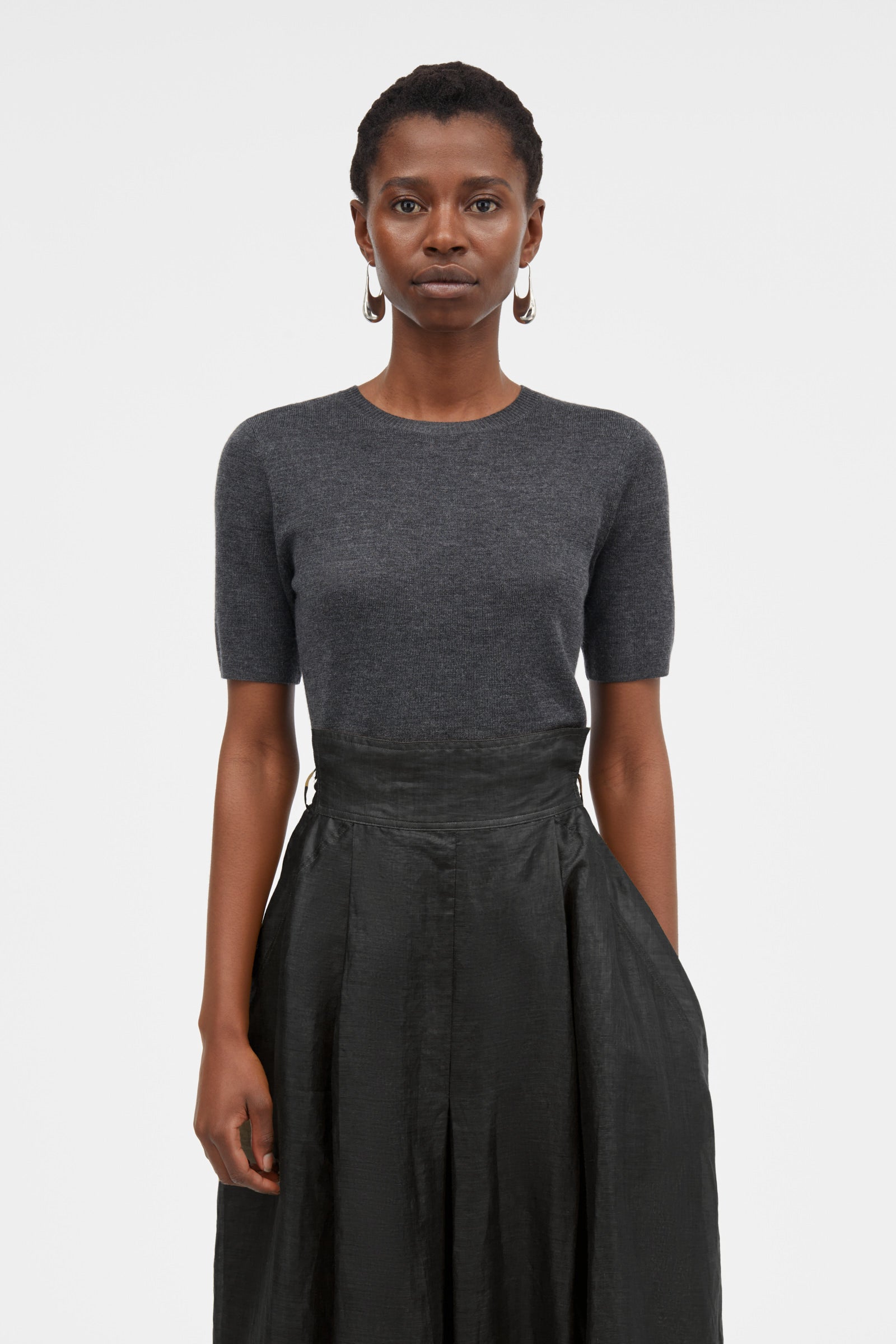 スカート MKDT STUDIO Nova pleated skirt in ramie MKDT Studio Nova pleated skirt in ramie | TheDoubleF