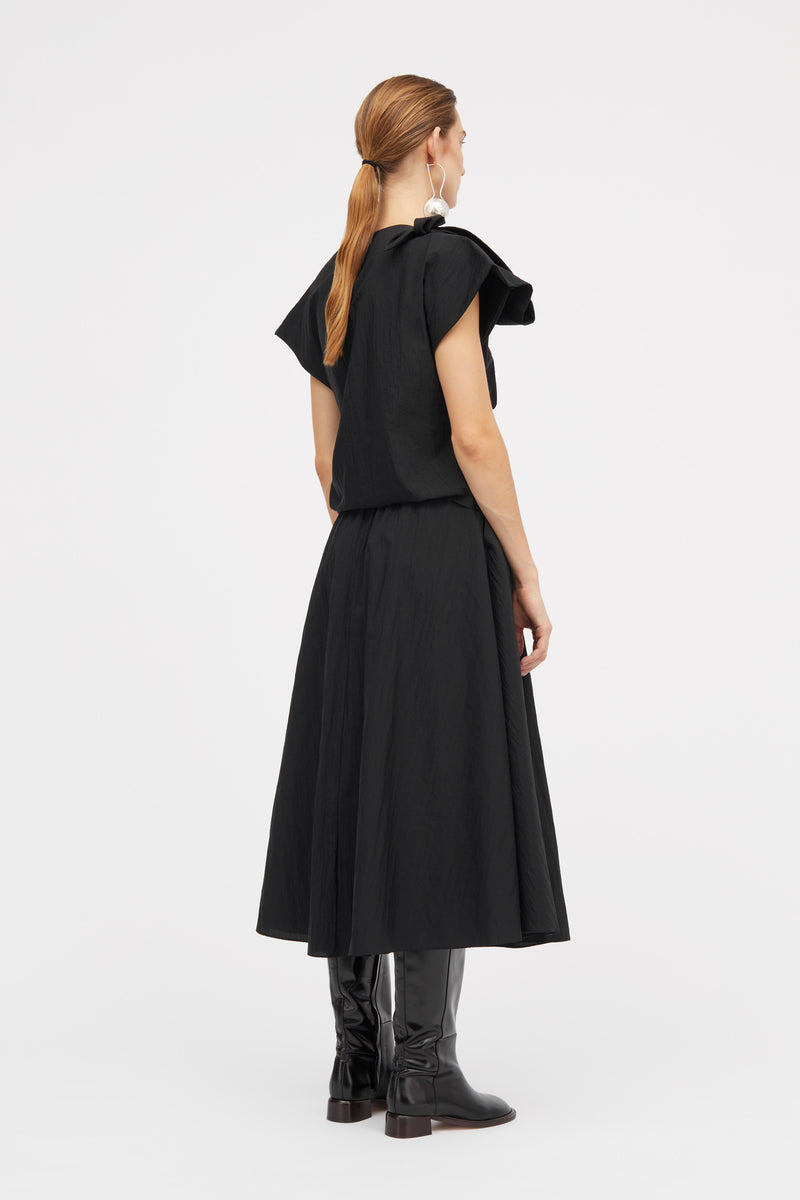 MKDT Studio Novo Crinkle Tech Skirts BLACK