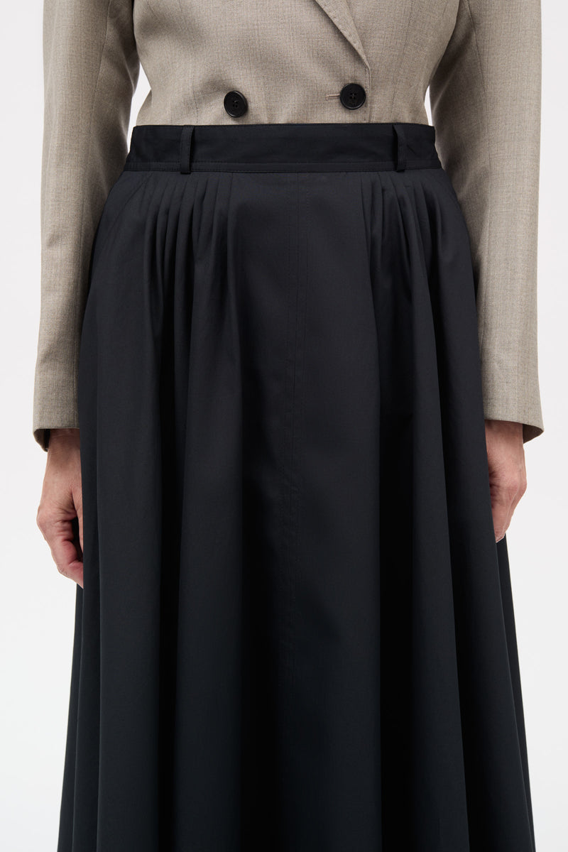 MKDT Studio Novo Mkdt Signaturepoplin Skirts BLACK