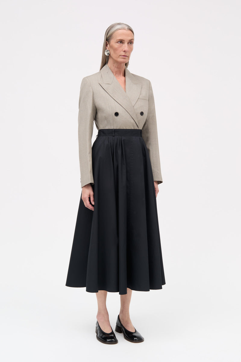 MKDT Studio Novo Mkdt Signaturepoplin Skirts BLACK