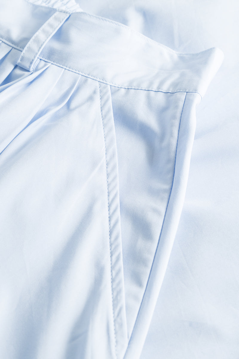 Mark Kenly Domino Tan Novo Poplin Skirts LIGHT BLUE