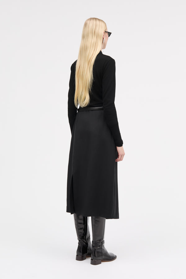 MKDT Studio Novy Light Wool Skirts BLACK