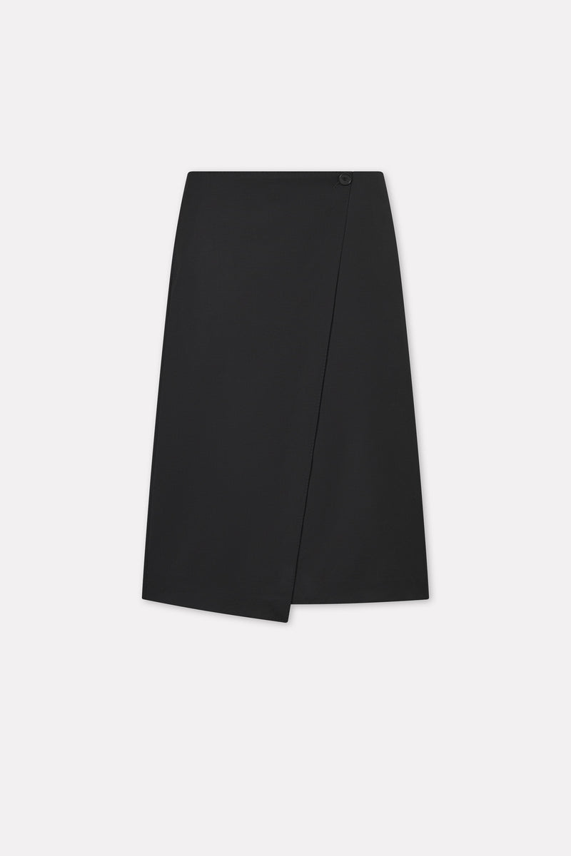 MKDT Studio Novy Light Wool Skirts BLACK