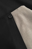 MKDT Studio Novy Thin Solid Wool Skirts BLACK