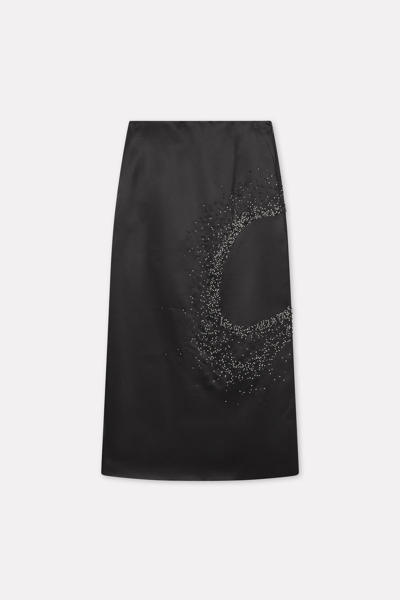 MKDT Studio Nuri-atelier Silk Skirts BLACK