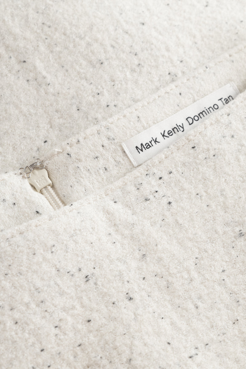 Mark Kenly Domino Tan Nuri Cotton Wool Dupioni Skirts IVORY