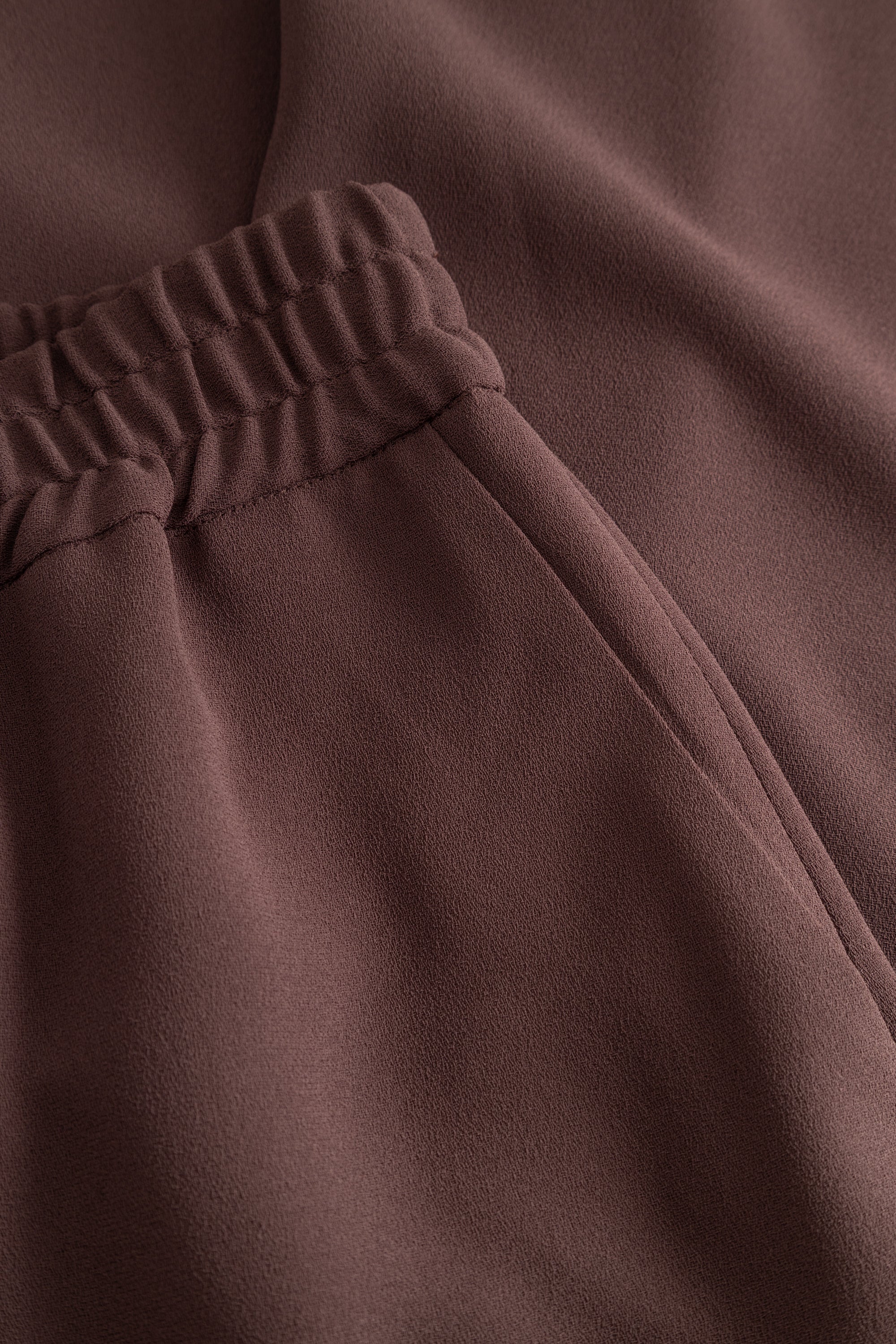 MKDT Studio PALMIRA CREPE GEORGETTE Pants BURGUNDY