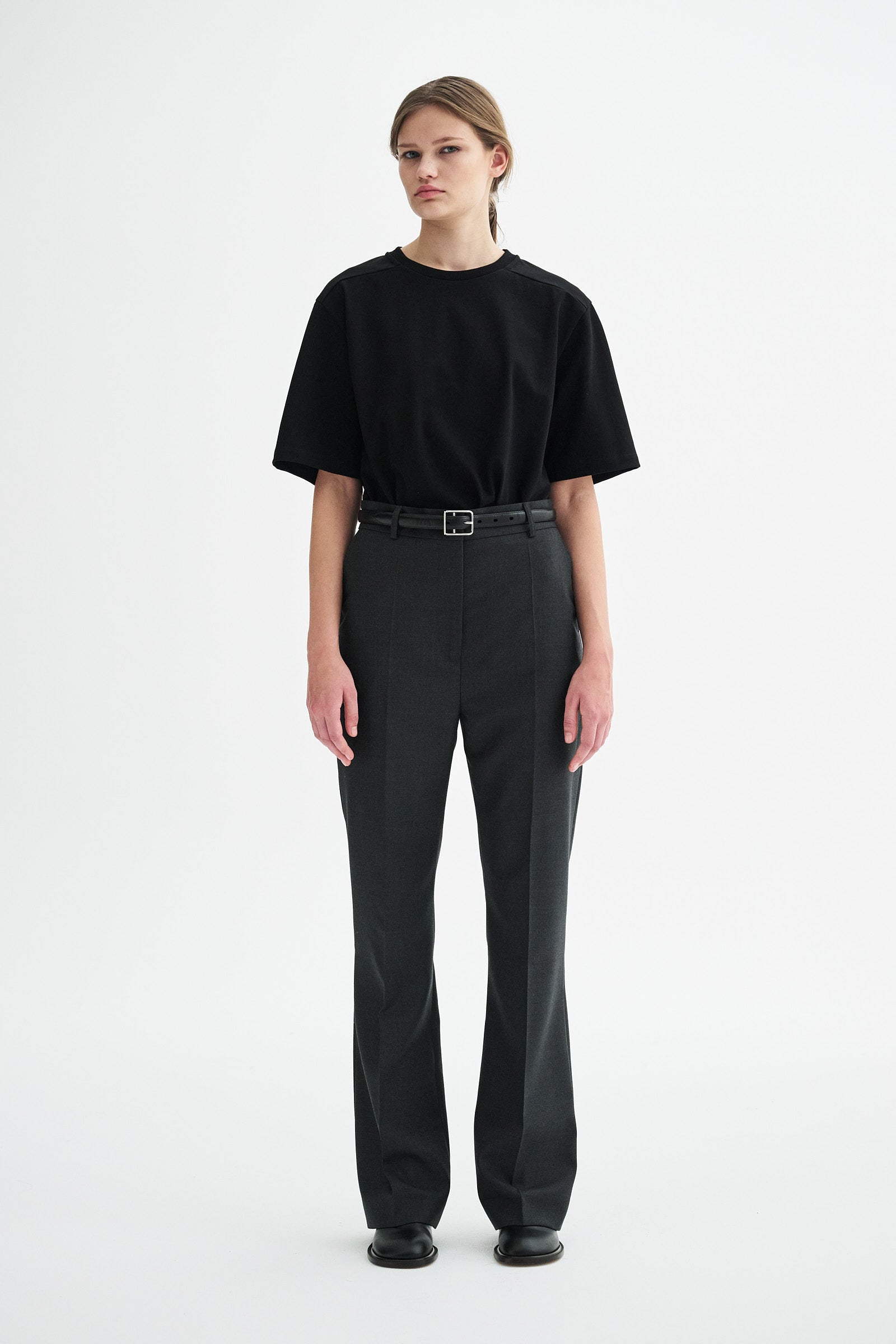 MKDT Studio PATRINA ECO WOOL TWILL Pants GREY