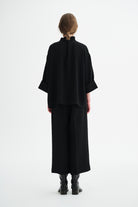 MKDT Studio PIKA CREPE GEORGETTE Pants BLACK
