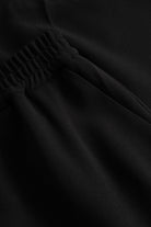 MKDT Studio PIKA CREPE GEORGETTE Pants BLACK