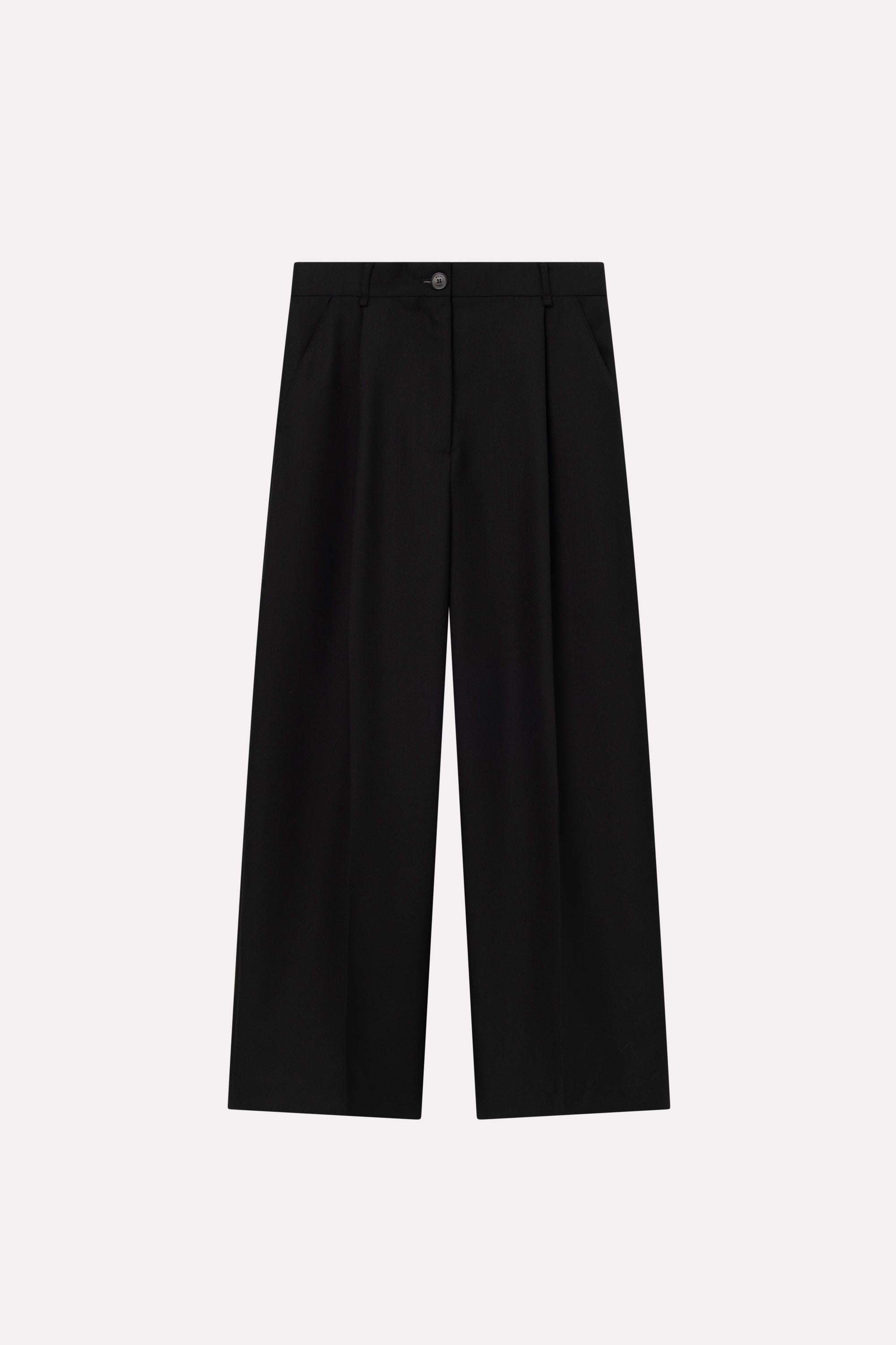 MKDT Studio PIRKA ECO WOOL TWILL Pants BLACK