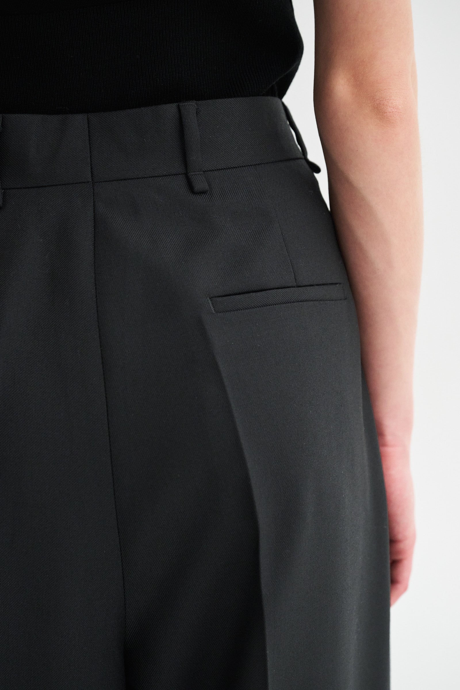 MKDT Studio PIRKA ECO WOOL TWILL Pants GREY