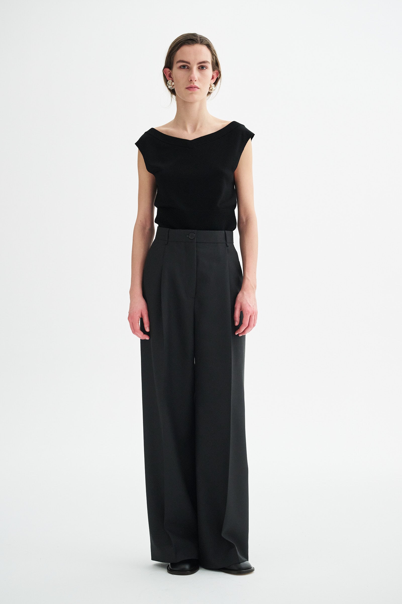 MKDT Studio PIRKA ECO WOOL TWILL Pants GREY
