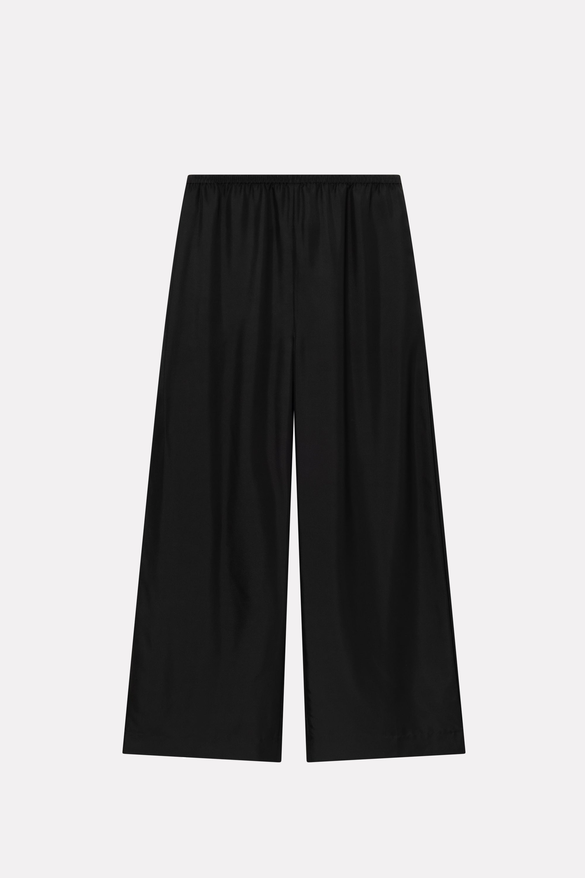 MKDT Studio PRESSA MATTE SILK TWILL Pants BLACK