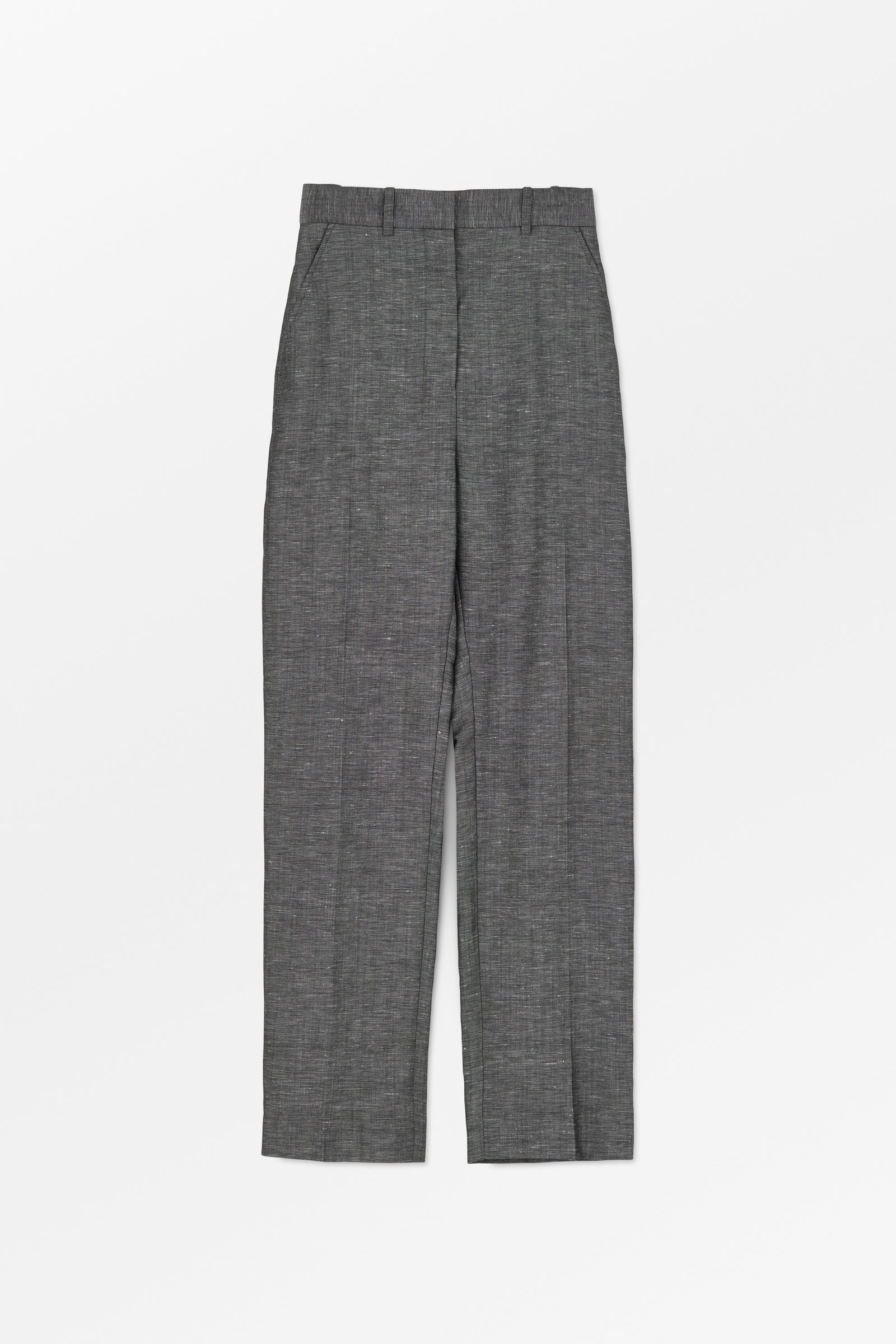 【美品】23-24 P.RHYTHM KITO PANTS SUMI L Kiton - White Drawstring Silk Pant | Mitchell Stores
