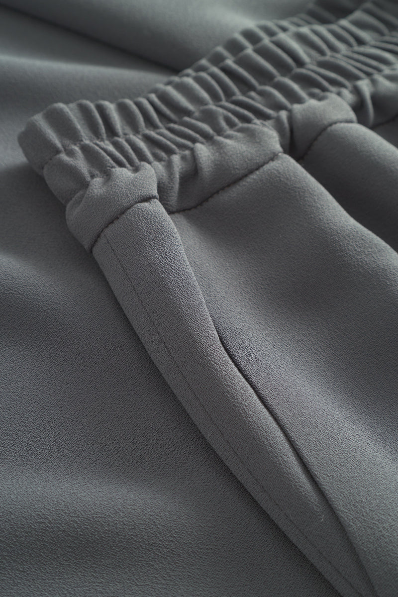 MKDT Studio Palmira Crepe Georgette Pants ANTHRACIT