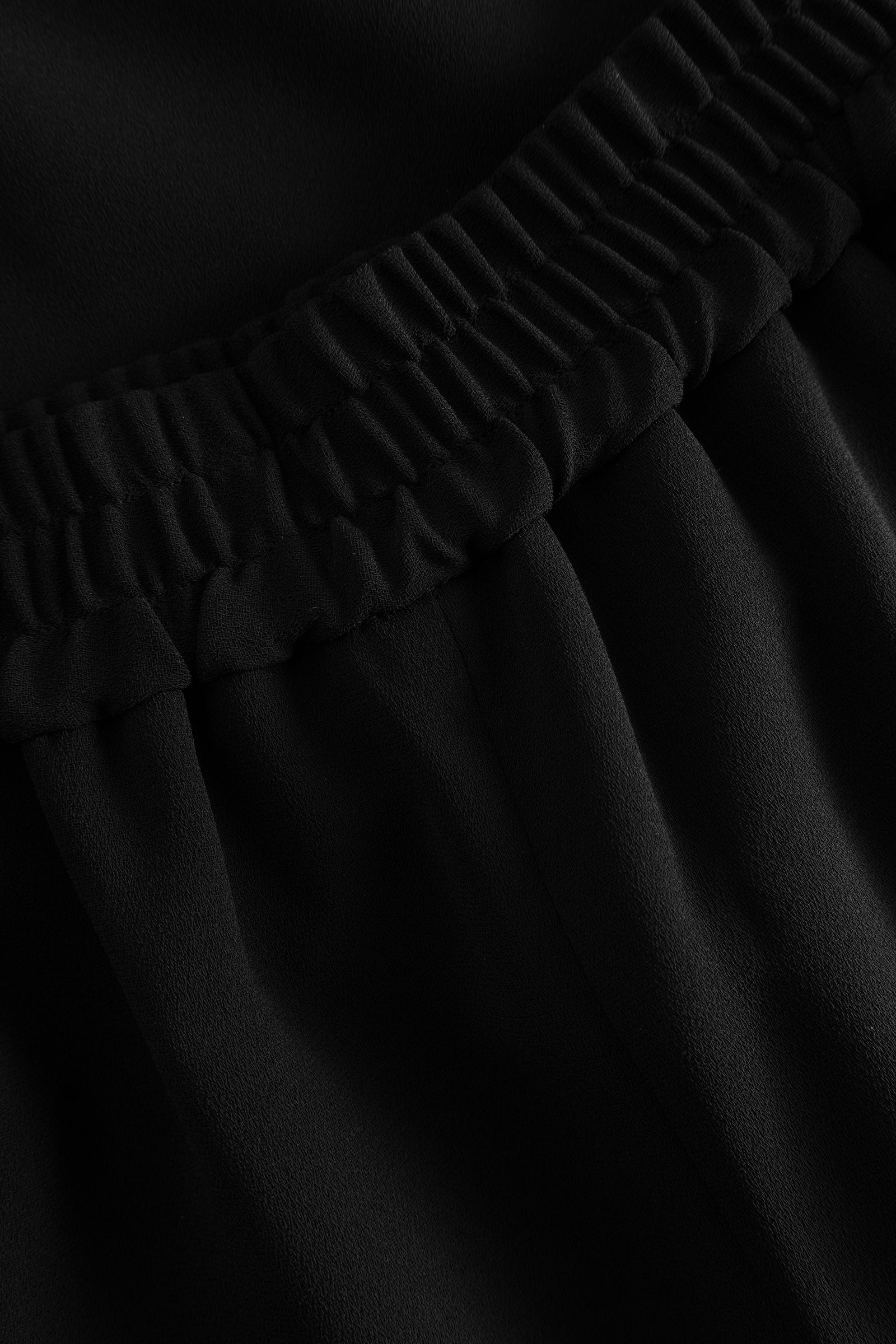 Palmira Crepe Georgette - BLACK – MKDT STUDIO