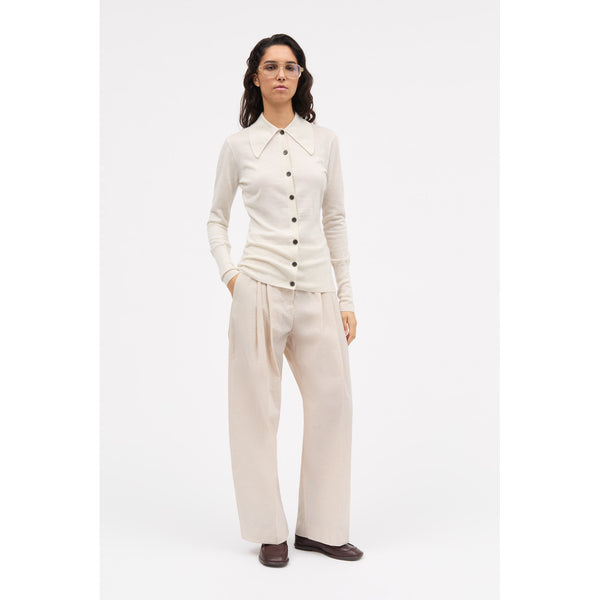 MKDT Studio Paloma Crisp Tech Pants ALABASTER