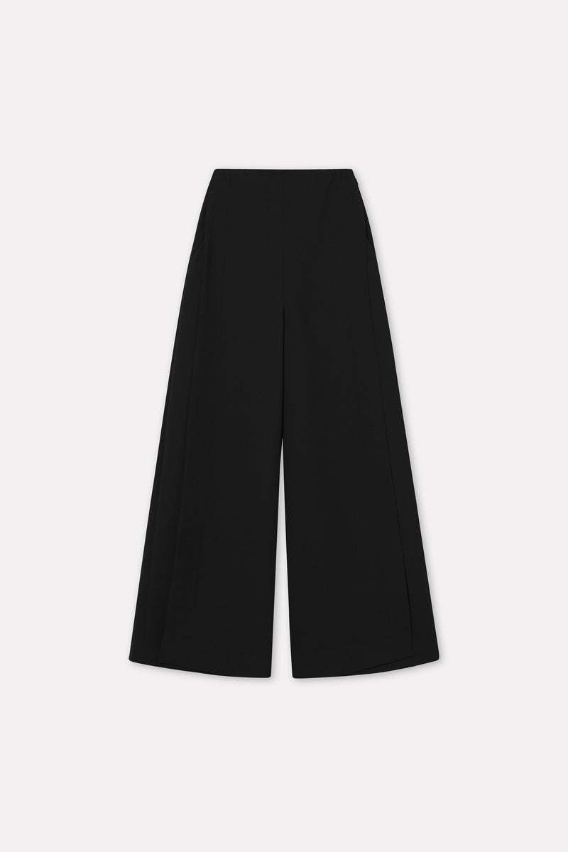 MKDT Studio Pandora Crepe Georgette Pants BLACK