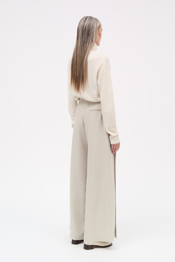 MKDT Studio Pandora Crepe Georgette Pants SAND