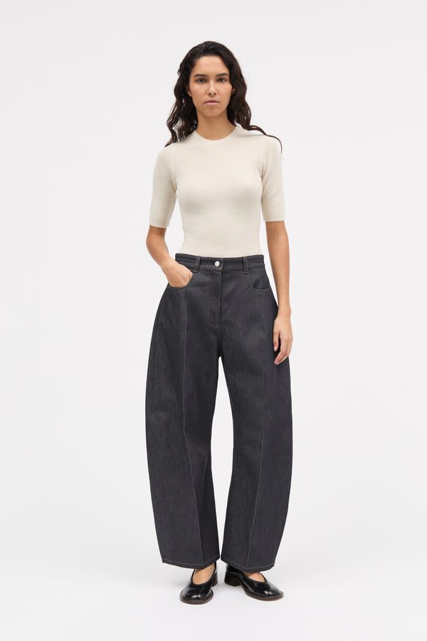 Mark Kenly Domino Tan Pella Blue Denim Pants BLUE