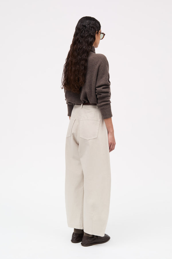 MKDT Studio Pella Cotton Twill Pants STONE GREY