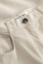 MKDT Studio Pella Cotton Twill Pants STONE GREY