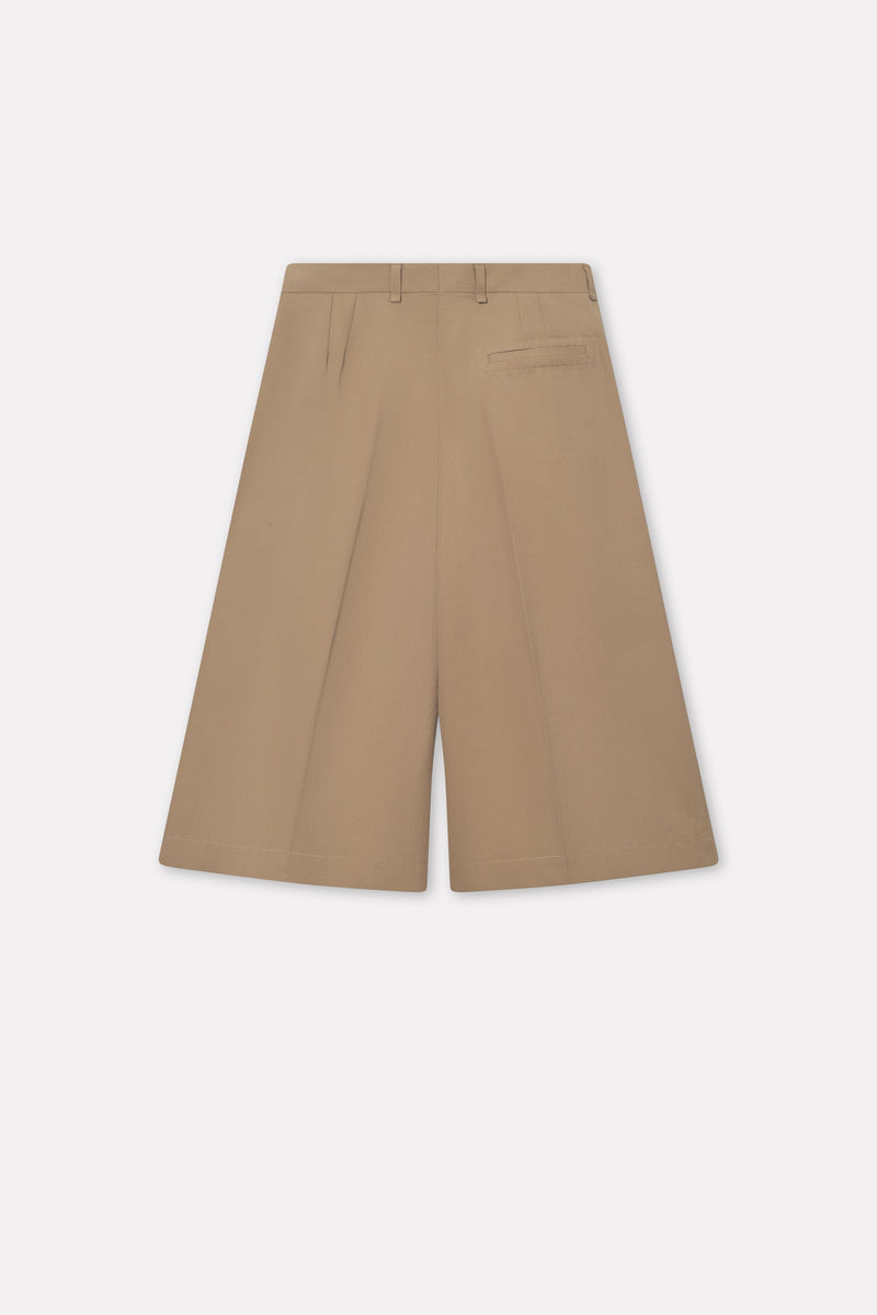 Mark Kenly Domino Tan Pennie Half Panama Shorts DRAB