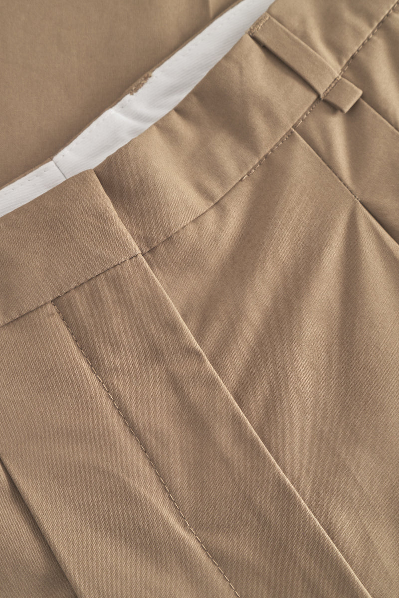 Mark Kenly Domino Tan Pennie Half Panama Shorts DRAB