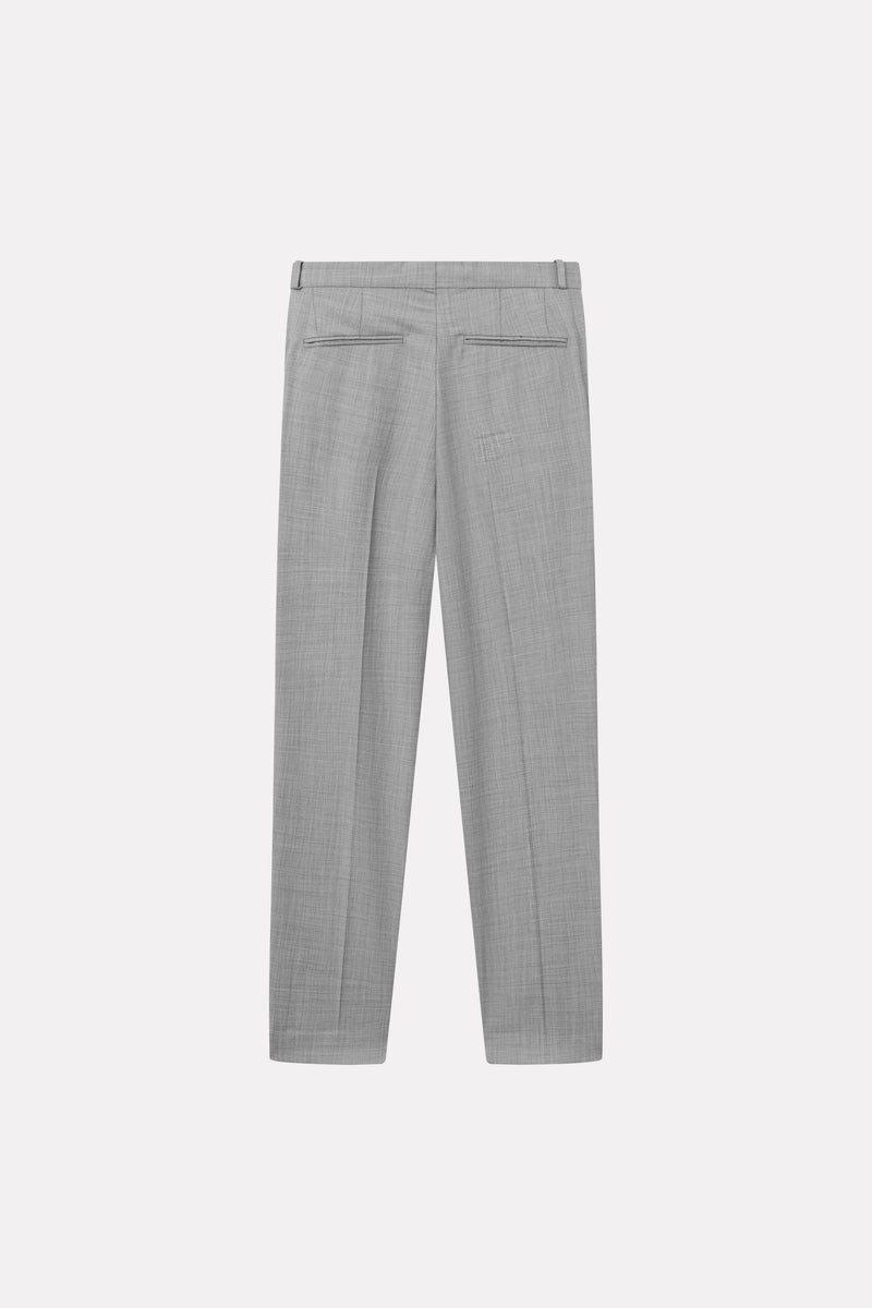 Mark Kenly Domino Tan Pepe Light Wool Pants GREY MELANGE