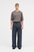 MKDT Studio Per Half Panama Pants NAVY