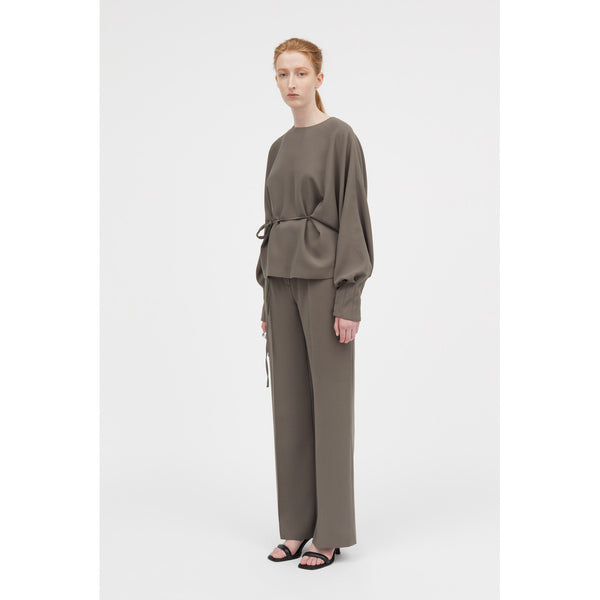 MKDT Studio Petra Trousers Pants DARK MOSS