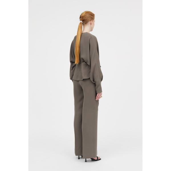 MKDT Studio Petra Trousers Pants DARK MOSS